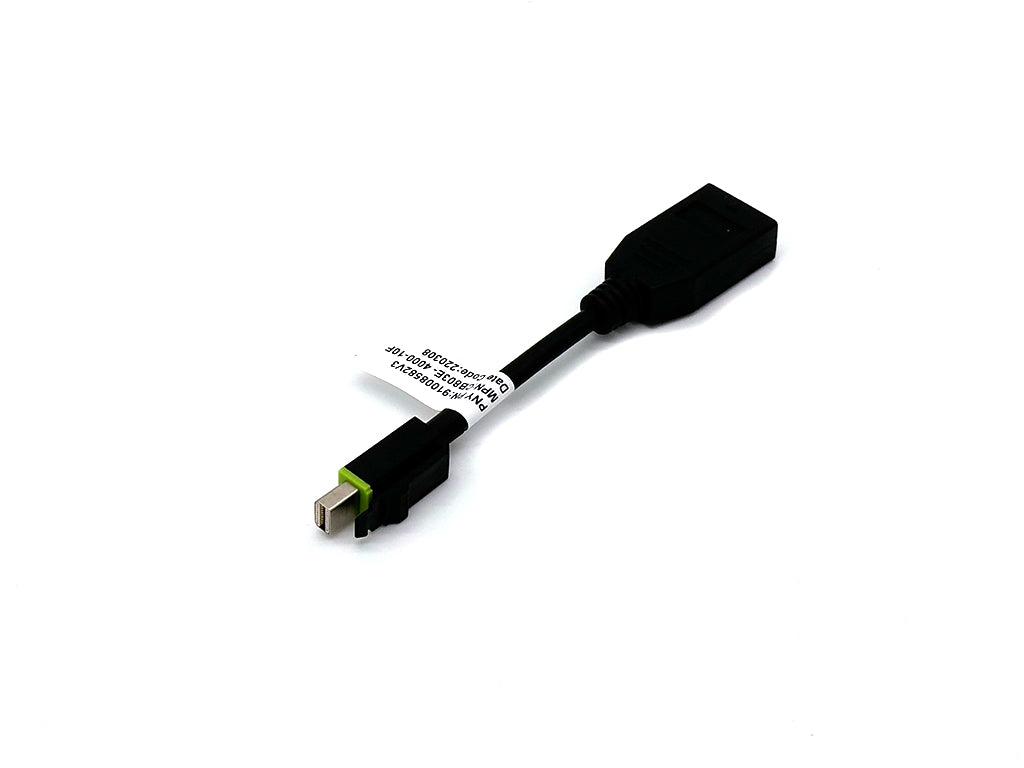 Adapter Mini DisplayPort v DisplayPort, z zaklepom, 0.1m, PNY