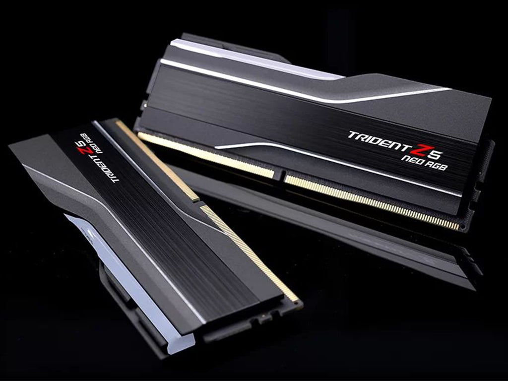 RAM DDR5 64GB Kit (2x32GB) 6000MT/s CL32 1.40V, G.SKILL Trident Z5 Neo RGB AMD EXPO, Intel XMP