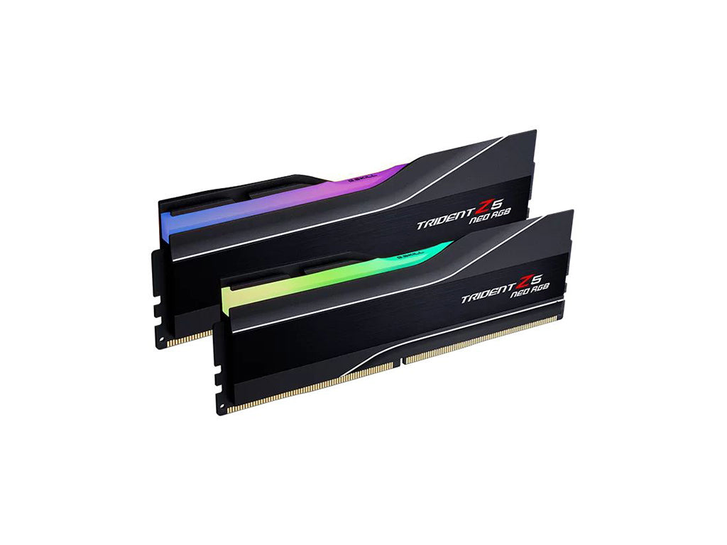 RAM DDR5 32GB Kit (2x16GB) 6000MT/s CL30 1.35V, G.SKILL Trident Z5 Neo RGB AMD EXPO, Intel XMP