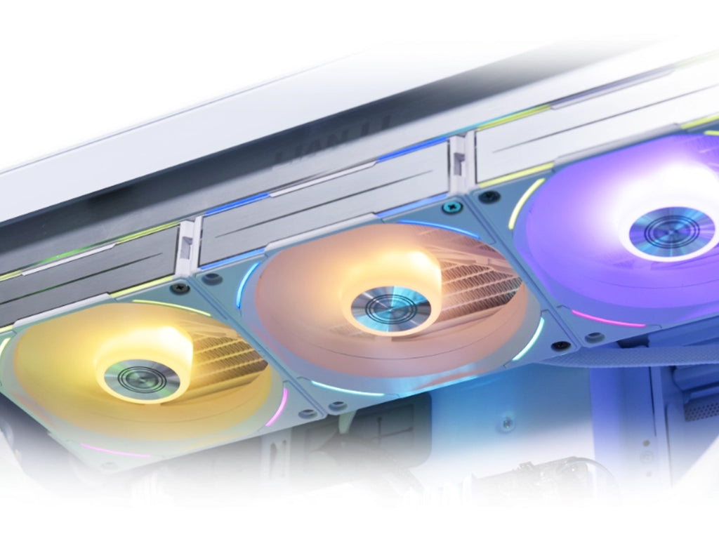 Ventilator za ohišje Lian Li UNI FAN AL120 V2 RGB PWM 120mm, bel