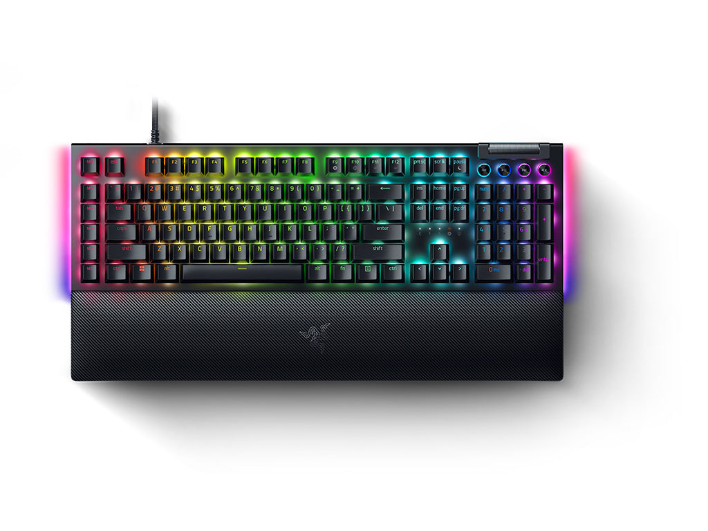 Tipkovnica Razer BlackWidow V4, rumena stikala, US SLO g.
