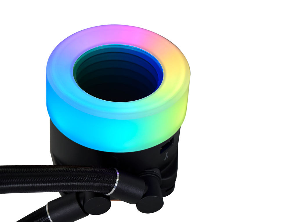 Komplet za tekočinsko hlajenje AIO Liquid Cooler Lian Li GALAHAD II Trinity 240, ARGB, črn