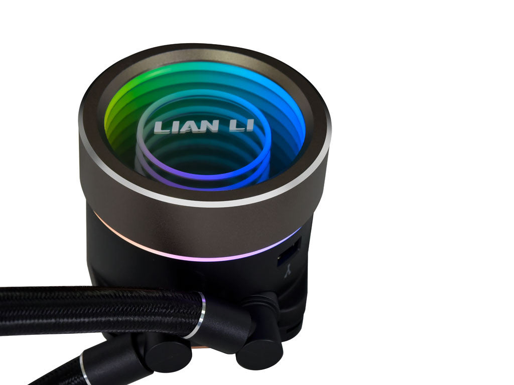 Komplet za tekočinsko hlajenje AIO Liquid Cooler Lian Li GALAHAD II Trinity 240 SL-INF, ARGB, črn
