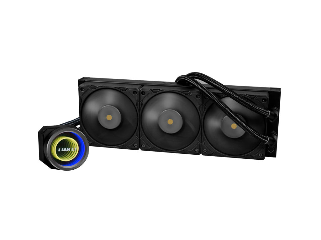 Komplet za tekočinsko hlajenje AIO Liquid Cooler Lian Li GALAHAD II Trinity 360 Performance, črn