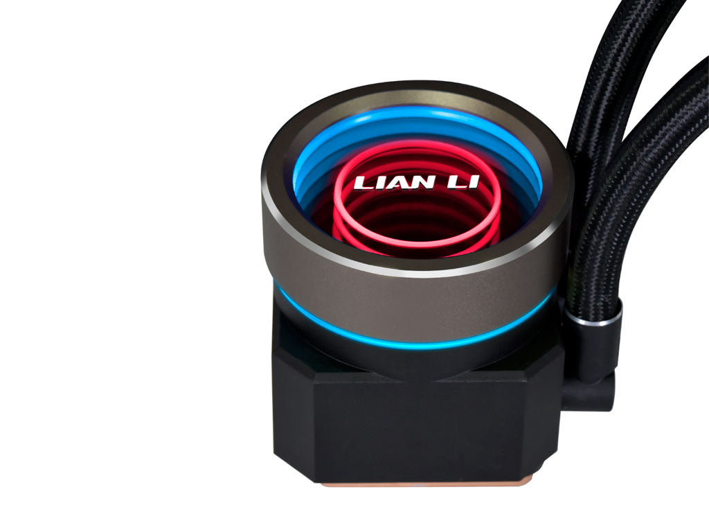 Komplet za tekočinsko hlajenje AIO Liquid Cooler Lian Li GALAHAD II Trinity 360 Performance, črn