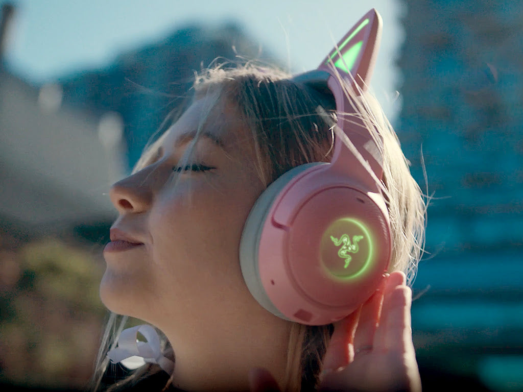 Slušalke Razer Kraken Kitty BT V2 Quartz