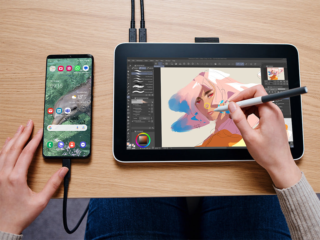 Grafični zaslon Wacom One 12, USB-C