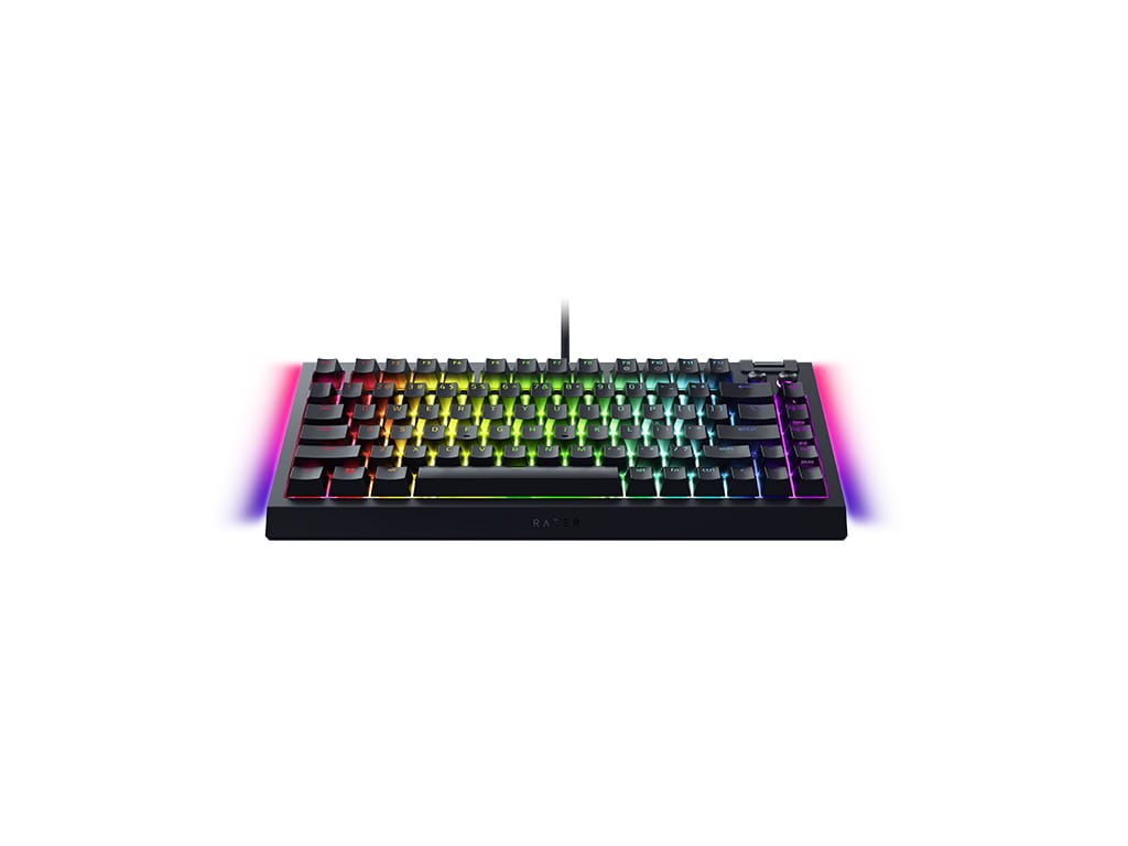 Tipkovnica Razer BlackWidow V4 75%, črna, US SLO g.