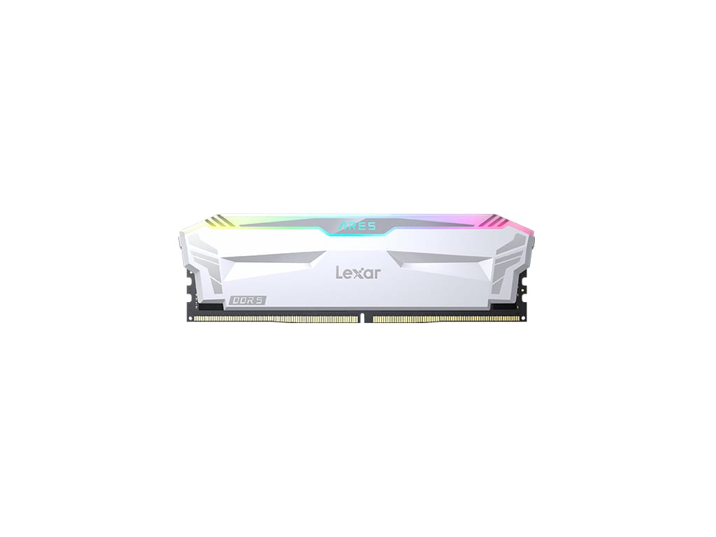RAM DDR5 32GB Kit (2x 16GB) PC5-48000 6400MT/s CL32 1.4V, XMP, Lexar ARES RGB, bel