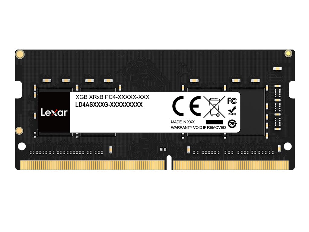 RAM SODIMM DDR4 16GB PC4-25600 3200MT/s CL19 1.2V Lexar