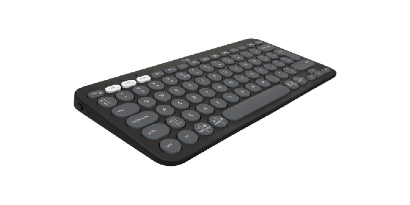 Tipkovnica Logitech Pebble Keys 2 K380s Multi-Device, grafitna, SLO g.