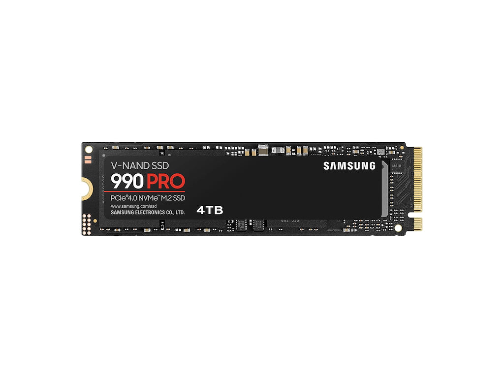 SSD 4TB M.2 80mm PCI-e 4.0 x4 NVMe, V-NAND, Samsung 990 PRO (MZ-V9P4T0BW)