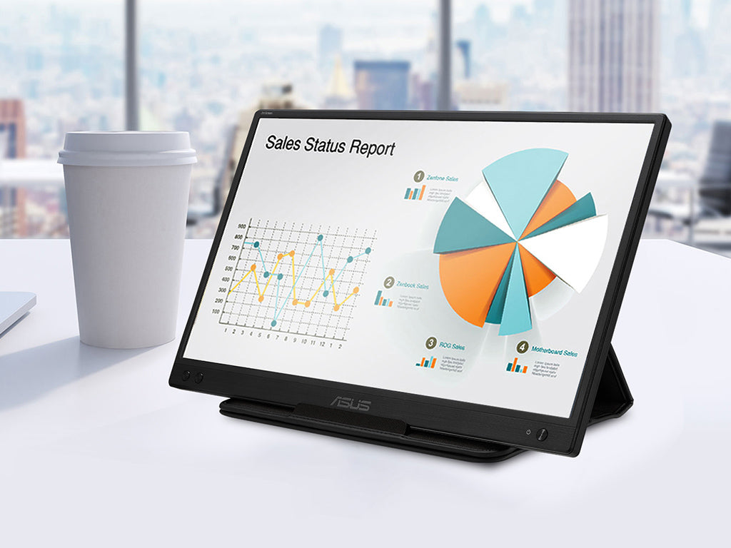 Prenosni monitor 15.6" (40 cm) FullHD IPS 60Hz, USB-C, ASUS ZenScreen MB166C