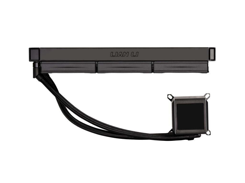 Komplet za tekočinsko hlajenje AIO Liquid Cooler Lian Li GALAHAD II LCD 360, ARGB, črn