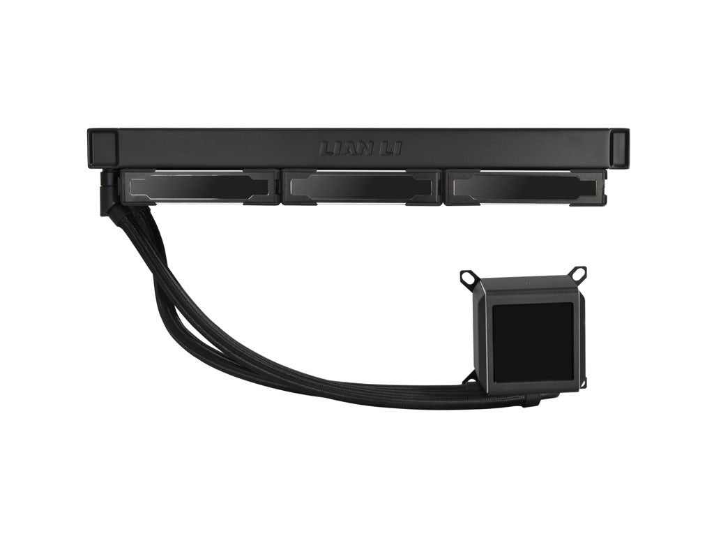 Komplet za tekočinsko hlajenje AIO Liquid Cooler Lian Li GALAHAD II LCD 360 SL-Infinity, ARGB, črn