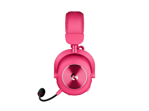 Slušalke Logitech G PRO X 2 LIGHTSPEED Wireless Gaming, roza