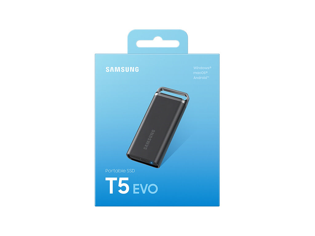 SSD 2TB Type-C USB 3.2 Gen1 V-NAND UASP, Samsung T5 Evo, črn (MU-PH2T0S/EU)