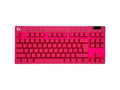 Tipkovnica Logitech G PRO X TKL Brown Tactile, Lightspeed, roza, USB, SLO g.