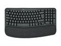 Tipkovnica Logitech Wave Keys Wireless, grafitna, SLO g.