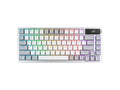 Tipkovnica ASUS ROG Azoth Wireless, ROG NX Snow, PBT, OLED, RGB, USB, US, bela