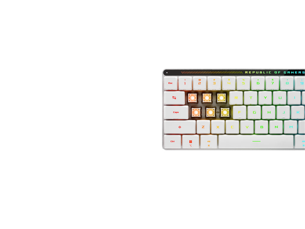 Tipkovnica ASUS ROG Falchion RX Low Profile, ROG RX Red nizka stikala, RGB, USB, UK SLO g.