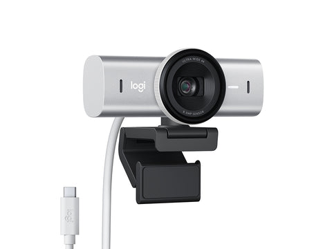 Kamera Logitech MX BRIO, 4K Ultra HD, siva, USB-C