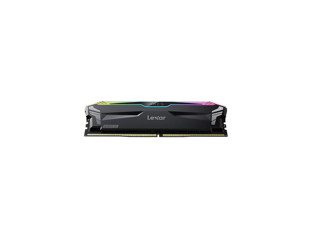 RAM DDR5 32GB Kit (2x 16) PC5-57600 7200MT/s CL34 1.4V, Lexar ARES RGB, črn, Intel XMP, AMD Expo