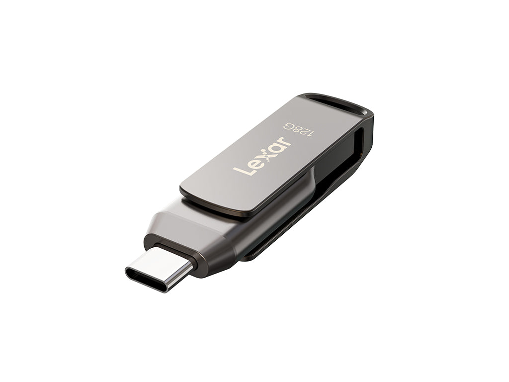 USB ključek Lexar JumpDrive Dual Drive D400, 128GB, USB 3.1 Type-C, 130 MB/s