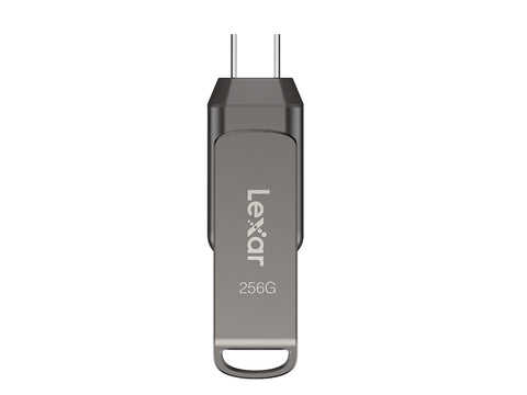 USB ključek Lexar JumpDrive Dual Drive D400, 256GB, USB 3.1 Type-C, 130 MB/s