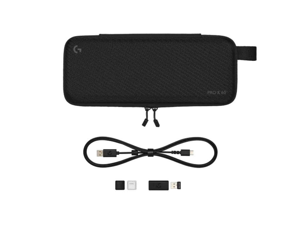 Tipkovnica Logitech PRO X 60 LIGHTSPEED Wireless, Tactile, bela,  SLO g.