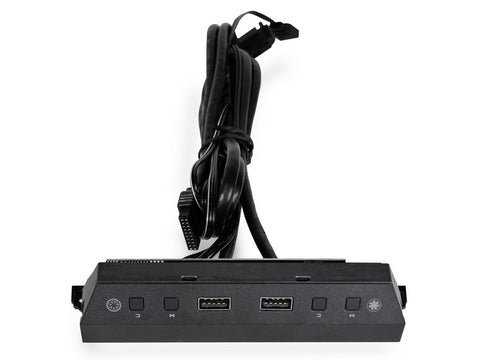 Razširitveni kit za Lian Li Lancool 216, 2x USB-A 3.0, črn