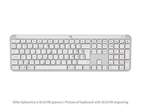 Tipkovnica in miška Logitech Signature Slim Combo MK950, bela, SLO g.
