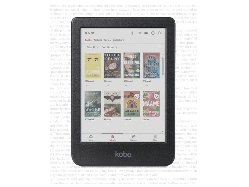 E-bralnik Kobo Clara Colour, 6'' Touch, 16GB, WiFi, črn