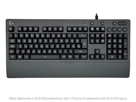 Tipkovnica Logitech G213 Prodigy Gaming, USB, SLO