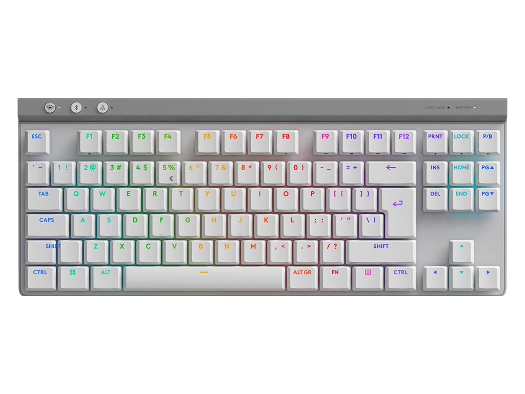 Tipkovnica Logitech G515 LIGHTSPEED TKL Wireless, Bela, SLO g.