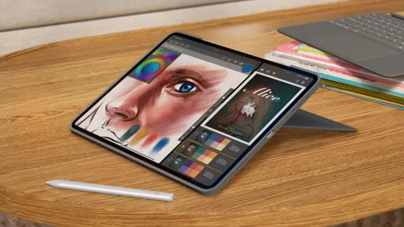 Ovitek s tipkovnico Logitech Combo Touch za iPad Pro 13", M4, grafiten, SLO g.