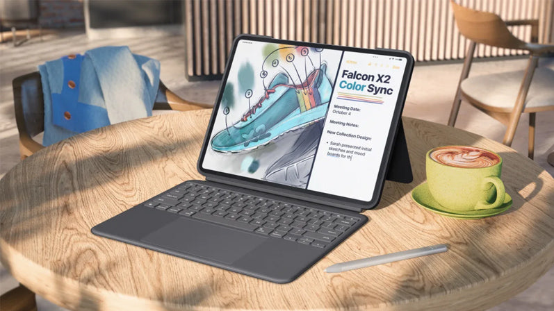 Ovitek s tipkovnico Logitech Combo Touch za iPad Pro 13", M4, grafiten, SLO g.
