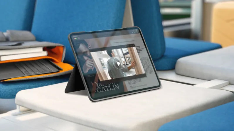 Ovitek s tipkovnico Logitech Combo Touch za iPad Pro 13", M4, grafiten, SLO g.