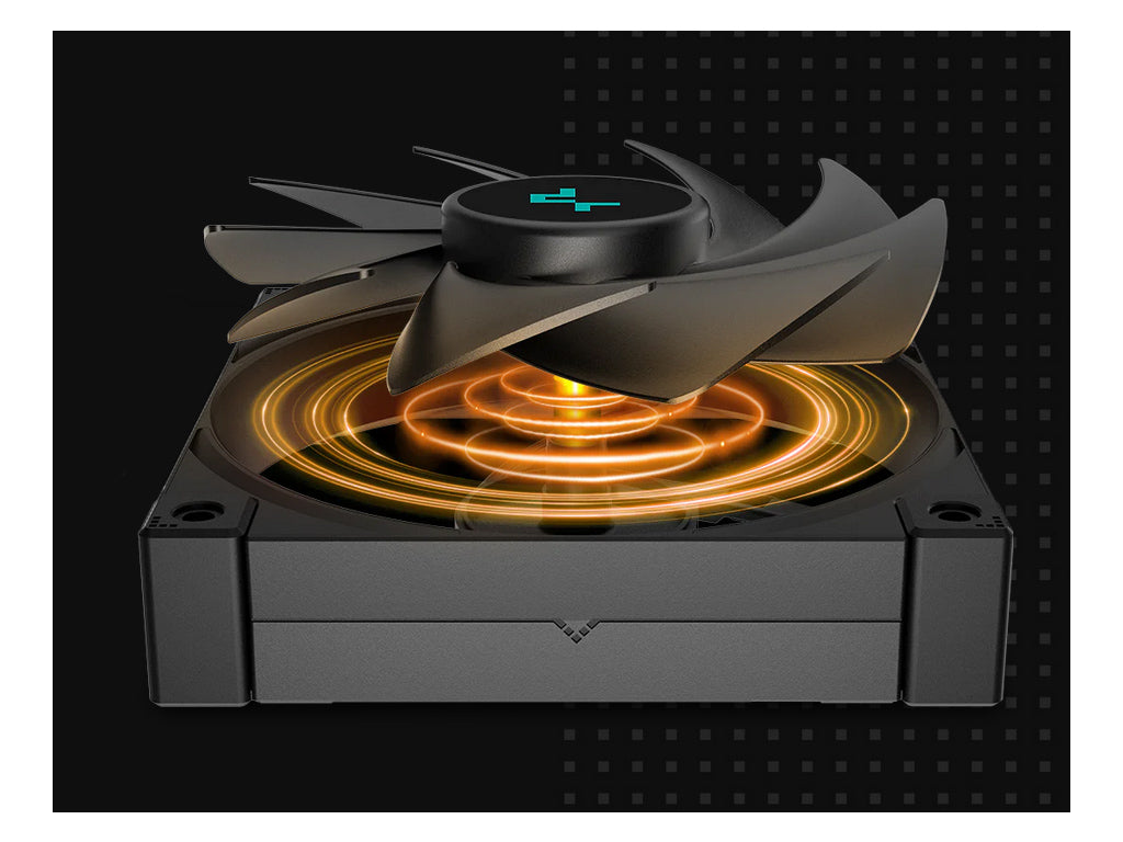 Hladilnik za procesor DeepCool AK400 Digital, ARGB, 120mm, 220W TDP, črn 