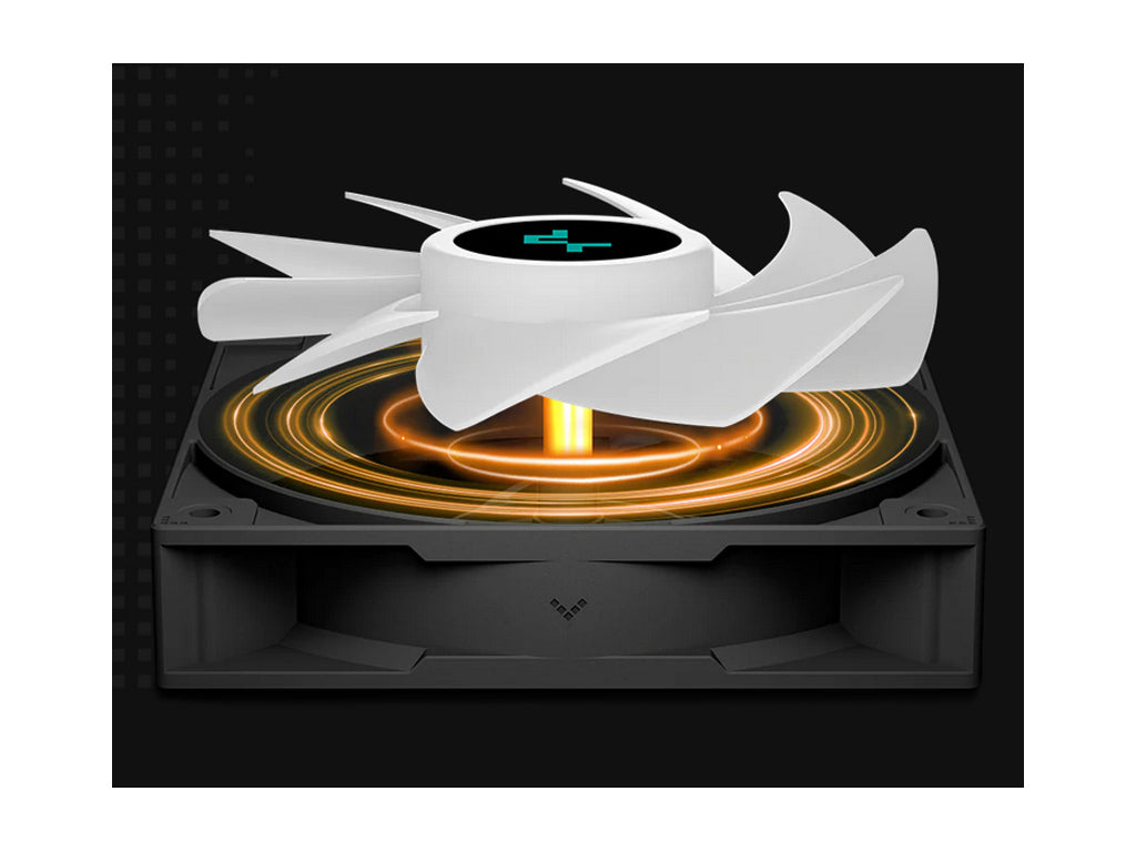 Hladilnik za procesor DeepCool AG400 Digital, ARGB, 120mm, 240W TDP, črn