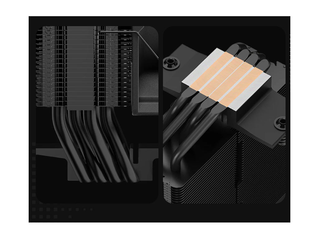 Hladilnik za procesor DeepCool AG400 Digital, ARGB, 120mm, 240W TDP, črn