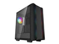 Računalniško ohišje DeepCool CC560 ARGB V2, ATX, RGB, kaljeno steklo, črno