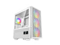 Računalniško ohišje DeepCool CH560 Digital WH, E-ATX, ARGB, LCD, kaljeno steklo, belo