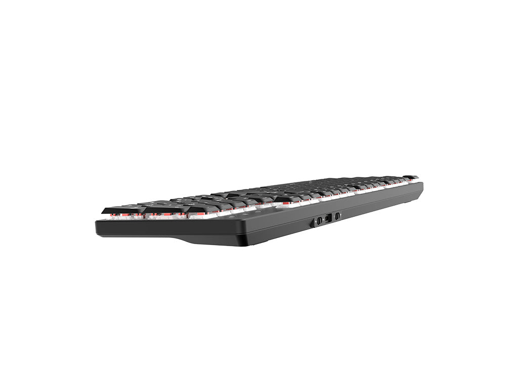 Tipkovnica UVI LEAF Wireless, Bluetooth 5.3, Tiha rdeča stikala, USB, SLO