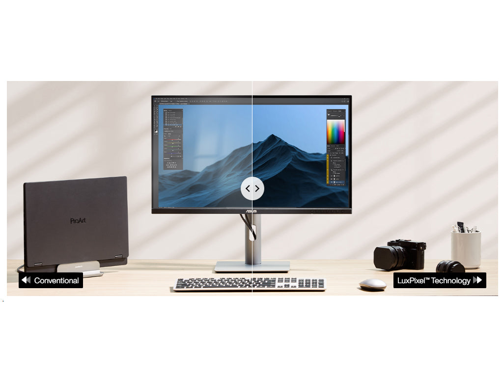Monitor 27" (69 cm) WQHD IPS 100Hz, HDR400, HDMI, 2xDisplayPort, USB-C DP Alt, PD, zvočniki, ASUS ProArt PA278CFRV