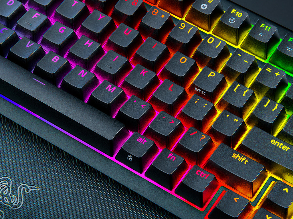 Tipkovnica Razer BlackWidow V4 Pro 75%, Oranžna stikala, US SLO g.