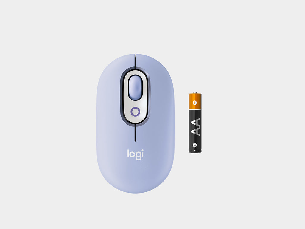 Miška Logitech POP Mouse z EMOJI, Bluetooth, vijolična