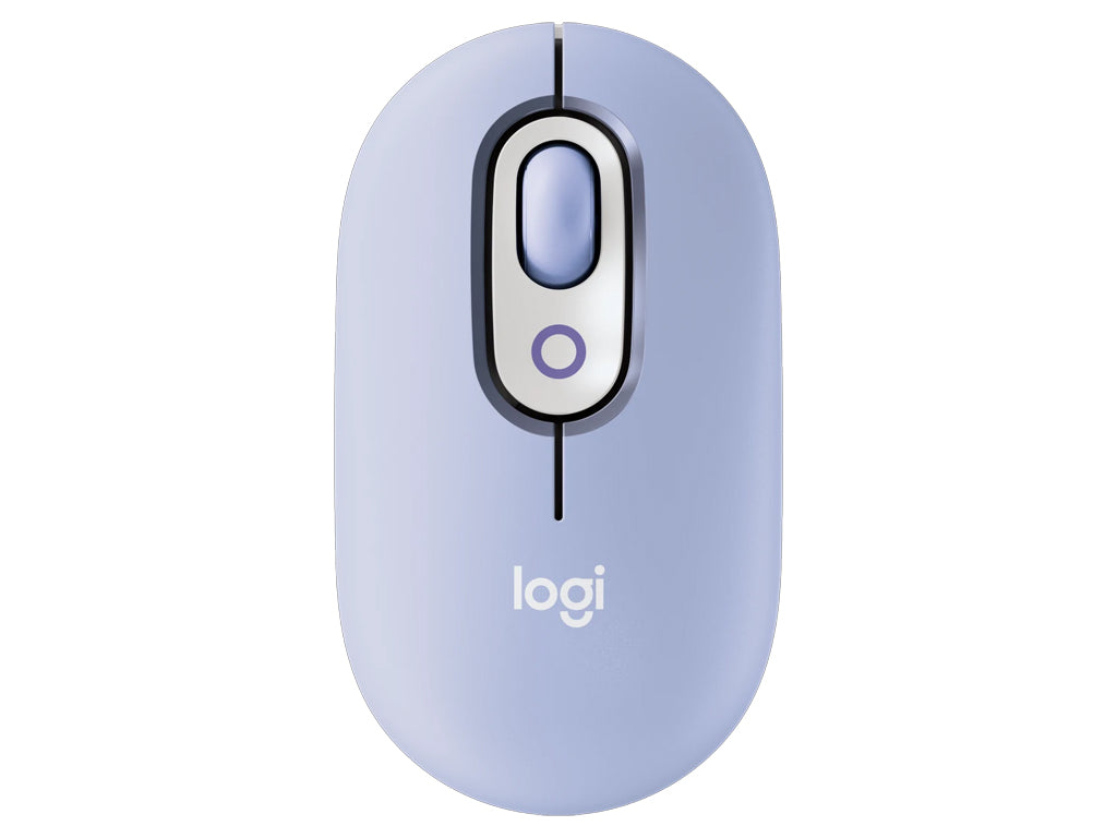 Miška Logitech POP Mouse z EMOJI, Bluetooth, vijolična