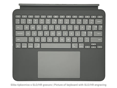 Ovitek s tipkovnico Logitech Combo Touch za iPad Pro 13", M4, grafiten, SLO g.