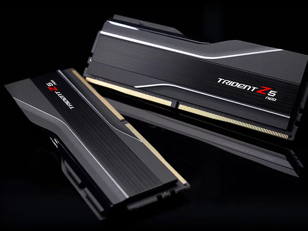 RAM DDR5 32GB Kit (2x16GB) 6000 MT/s CL30 1.35V, G.SKILL Trident Z5 Neo AMD Expo, Intel XMP
